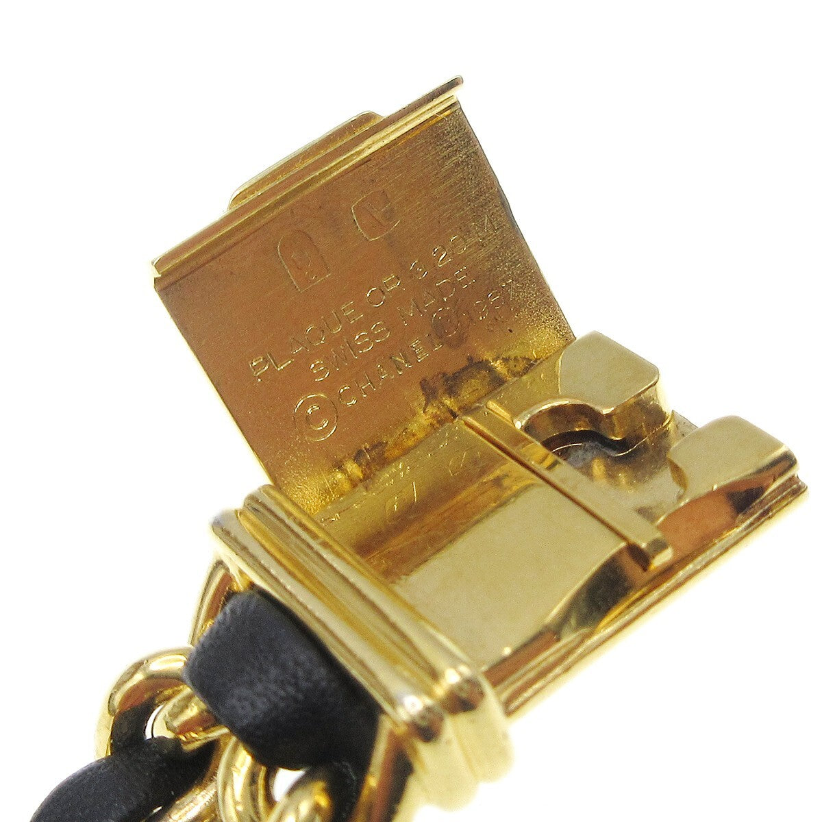 Chanel Premiere Rock Quartz Watch Plated Metal And Leather Watch