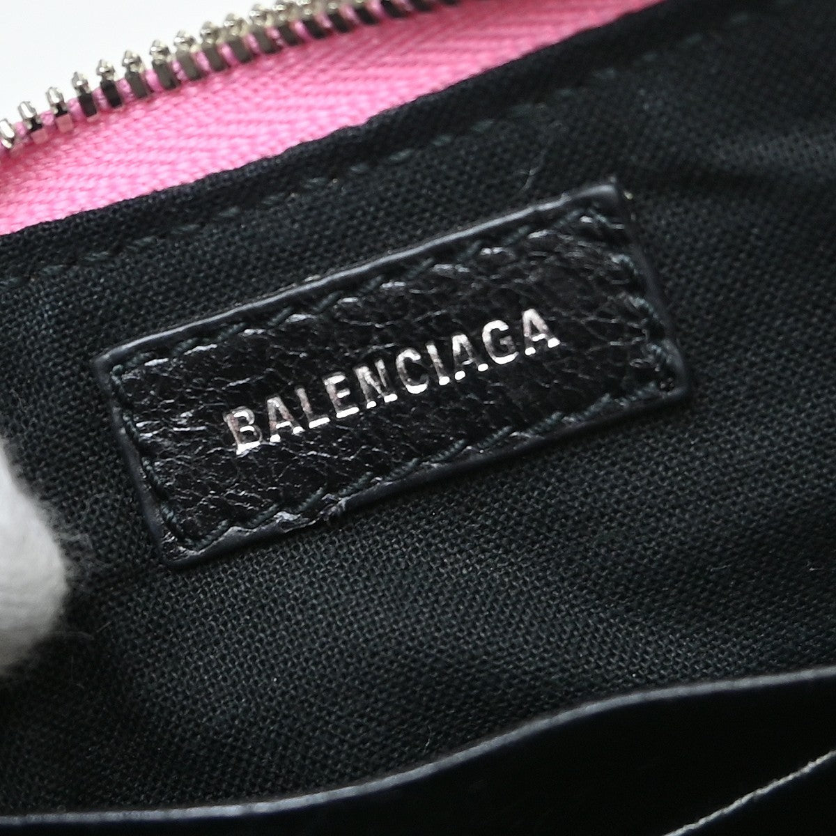 Balenciaga Le Cagole Giant Studs Shoulder Bag Printed Leather Pink Leather Shoulder Bag
