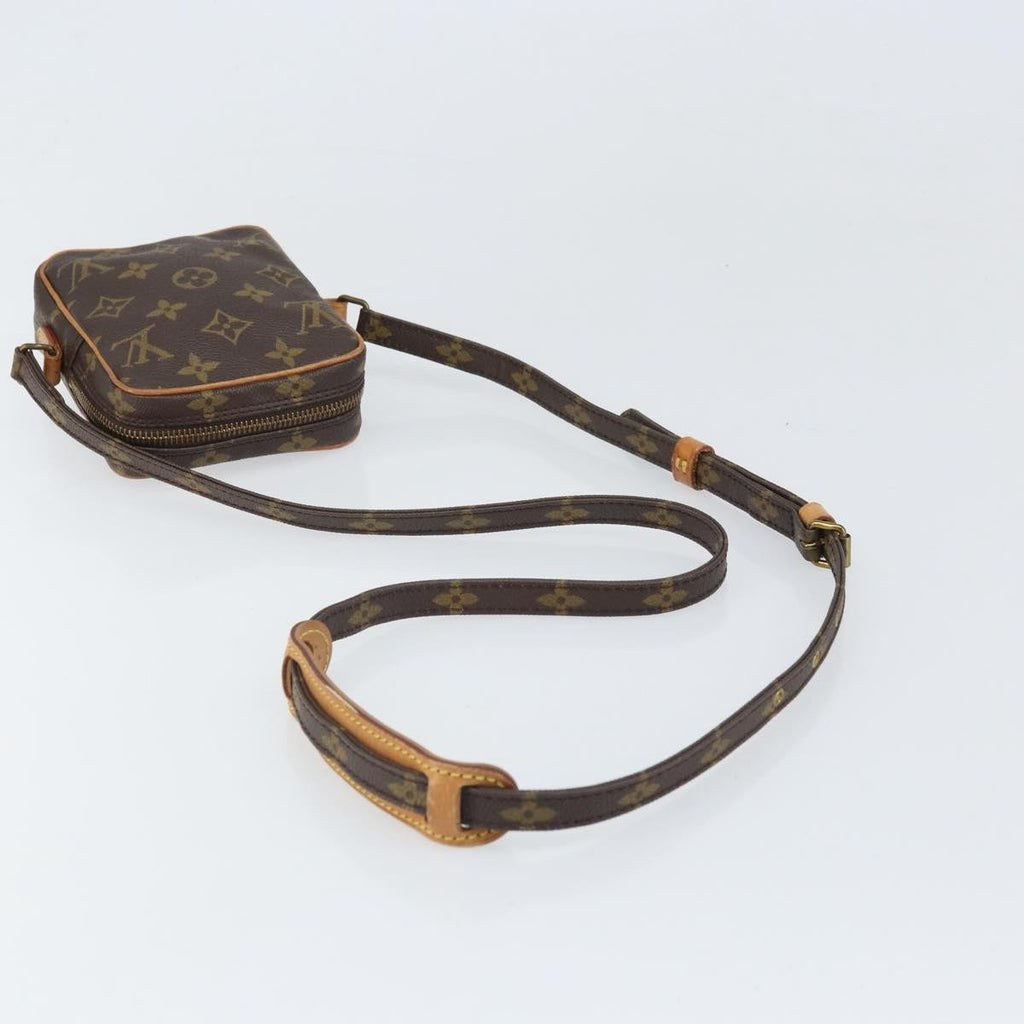Louis Vuitton Danube Handbag Monogram Canvas Brown Canvas Shoulder Bag