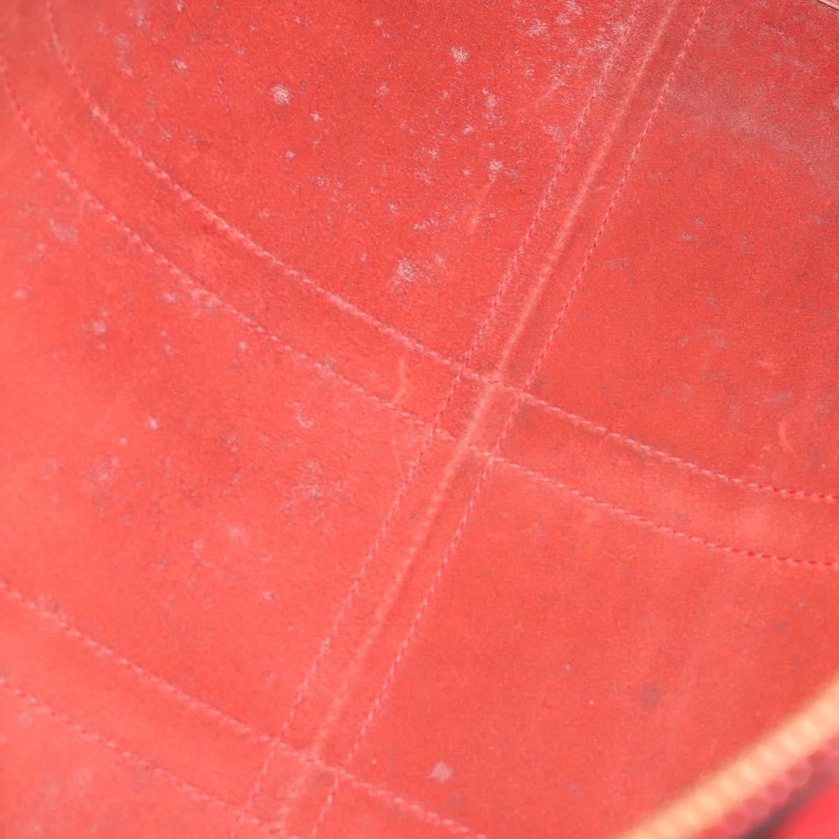 Louis Vuitton Keepall Bag Epi Leather Red Leather Travel Bag