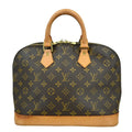 Louis Vuitton Alma Handbag Monogram Canvas Brown Canvas Handbag