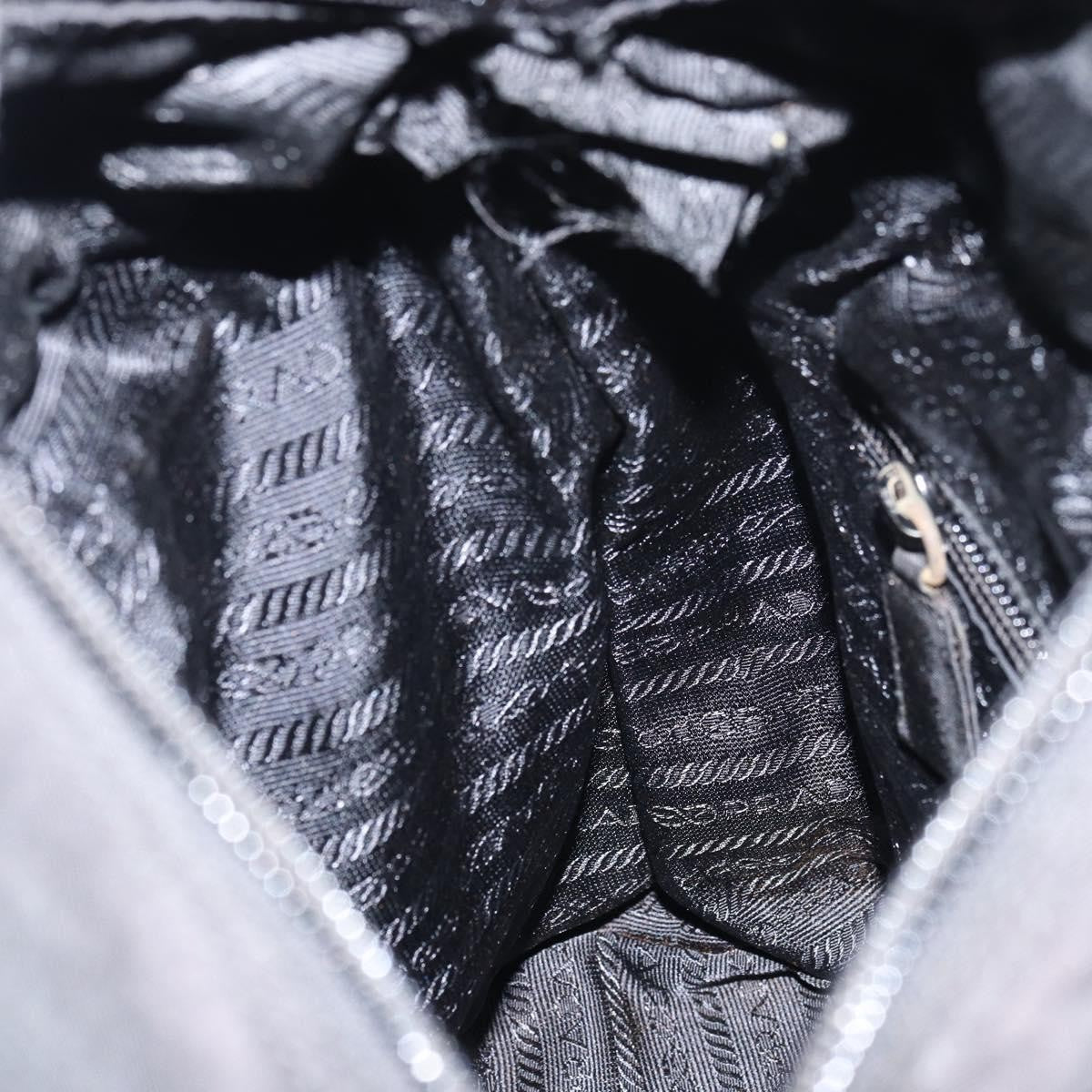 Prada Vintage Zip Tote Tessuto Black Nylon Tote Bag Bag