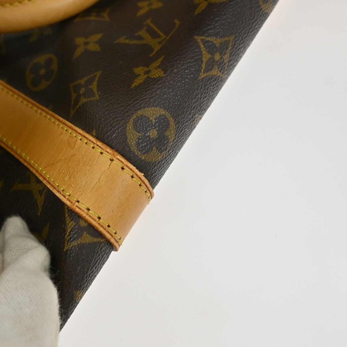 Louis Vuitton Keepall Bag Monogram Canvas Brown Canvas Travel Bag