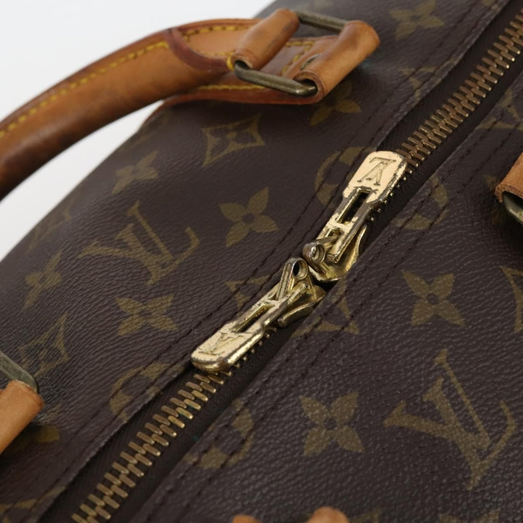 Louis Vuitton Keepall Bag Monogram Canvas Brown Canvas Travel Bag