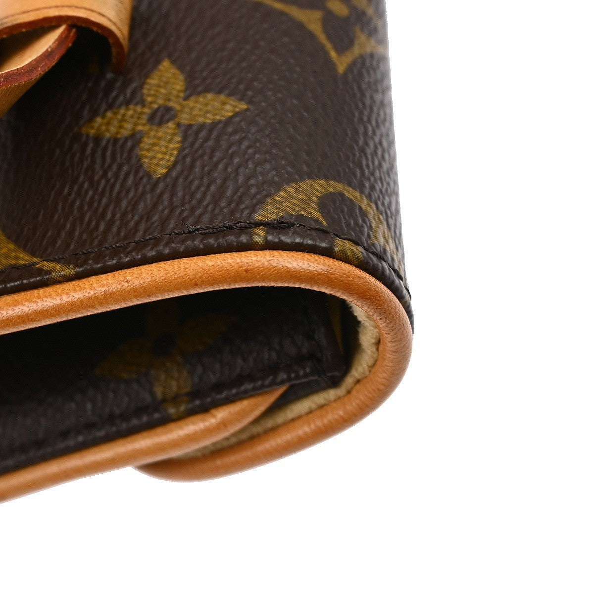 Louis Vuitton Florentine Waist Bag Monogram Canvas Brown Canvas Clutche & Pouche Bag
