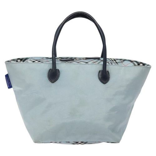 Burberry Nova Check Blue Label Nylon Blue Nylon Handbag