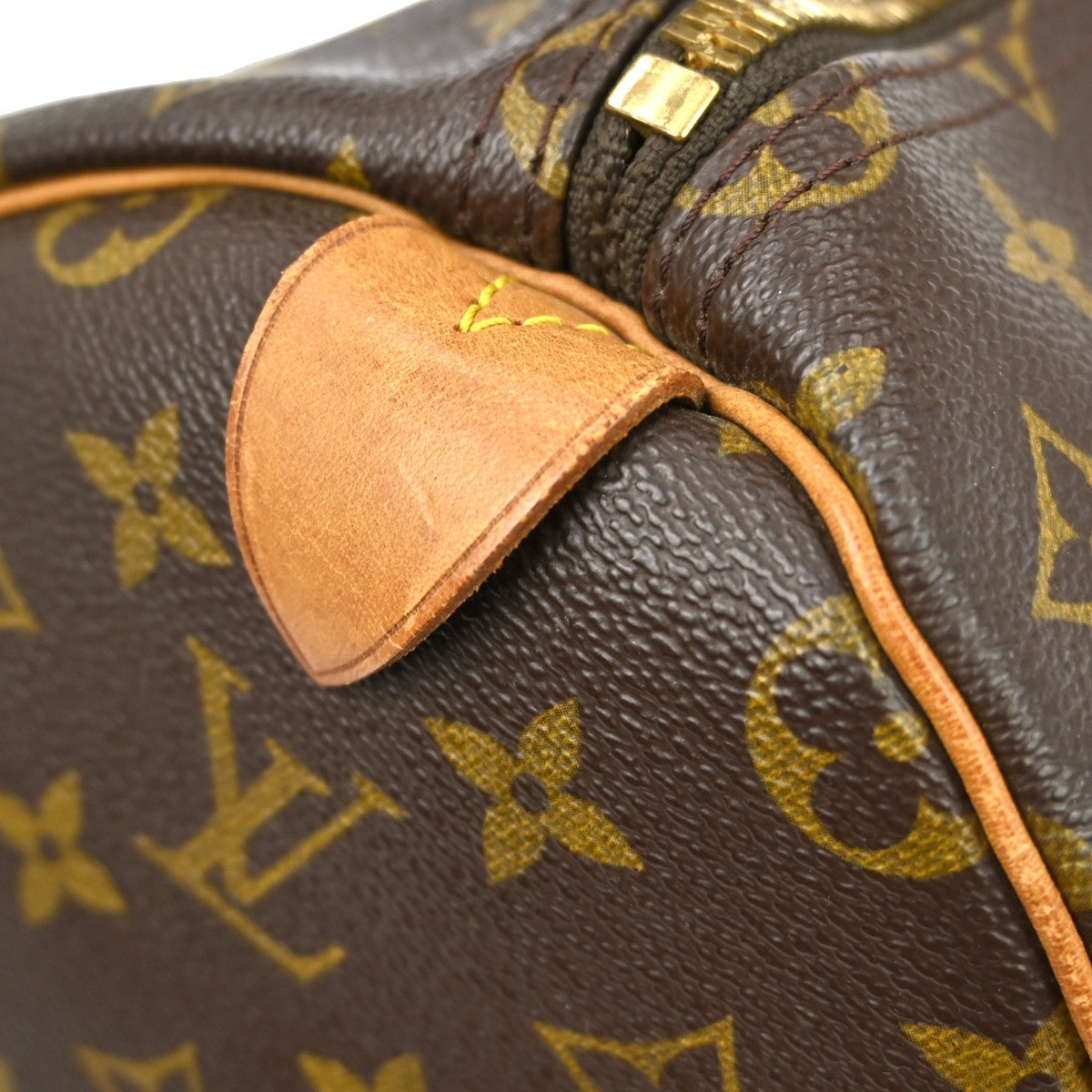 Louis Vuitton Keepall Bag Monogram Canvas Brown Canvas Travel Bag