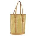 Louis Vuitton Bucket Bag Monogram Vernis Beige Patent_Leather Shoulder Bag