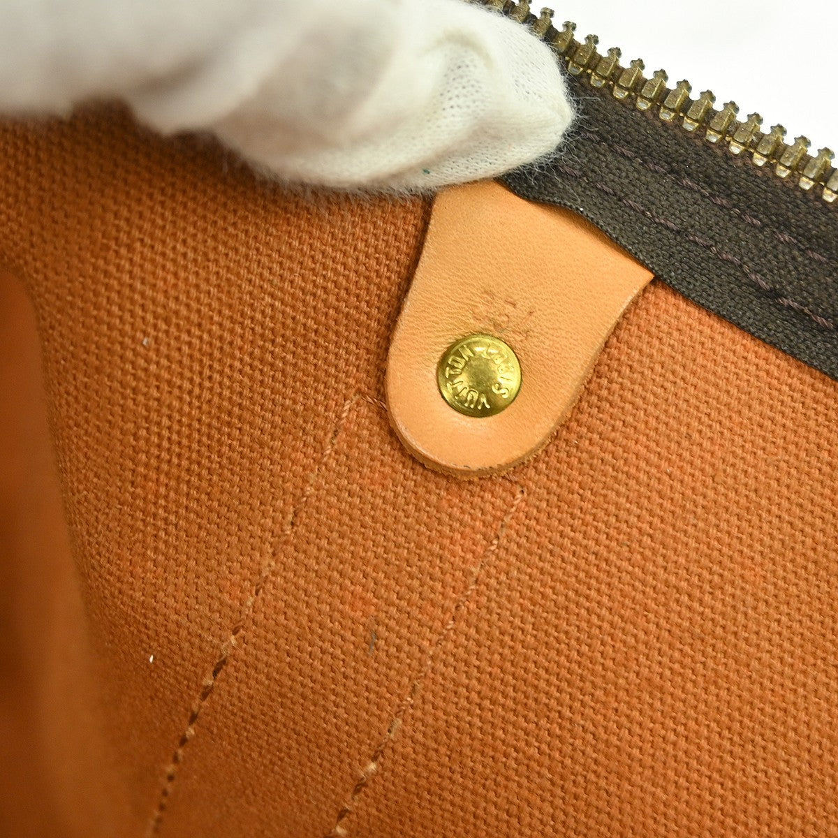 Louis Vuitton Keepall Bag Monogram Canvas Brown Canvas Travel Bag