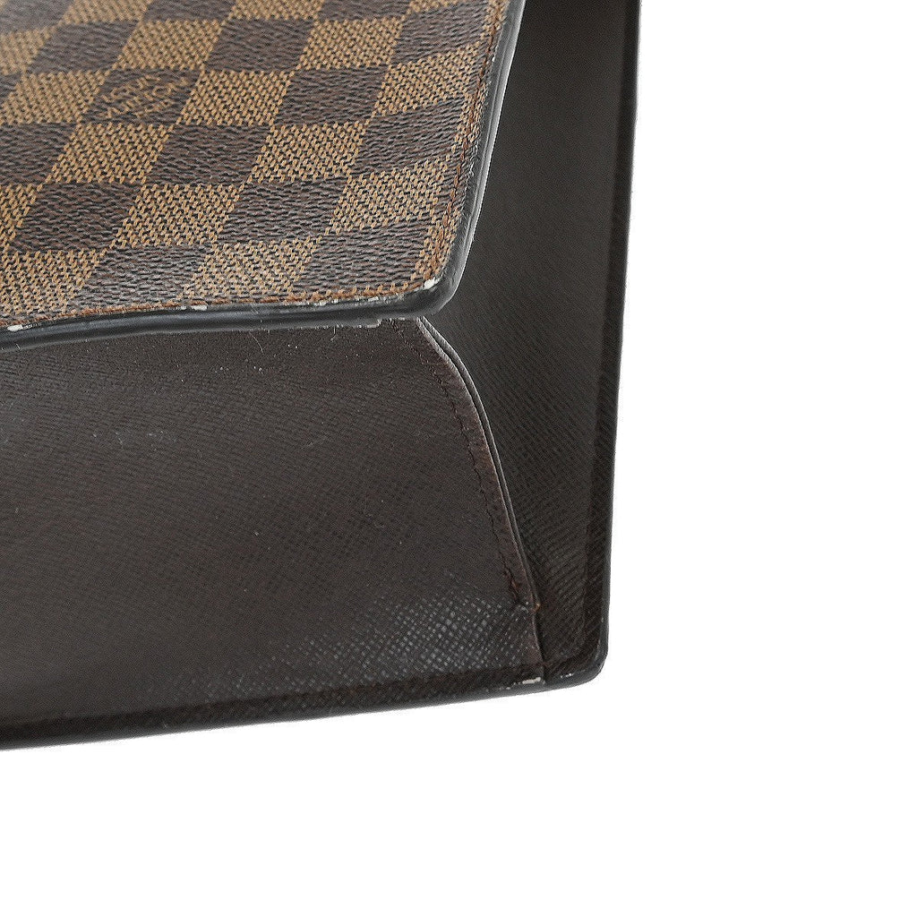 Louis Vuitton Venice Sac Plat Bag Damier Brown Canvas Tote Bag
