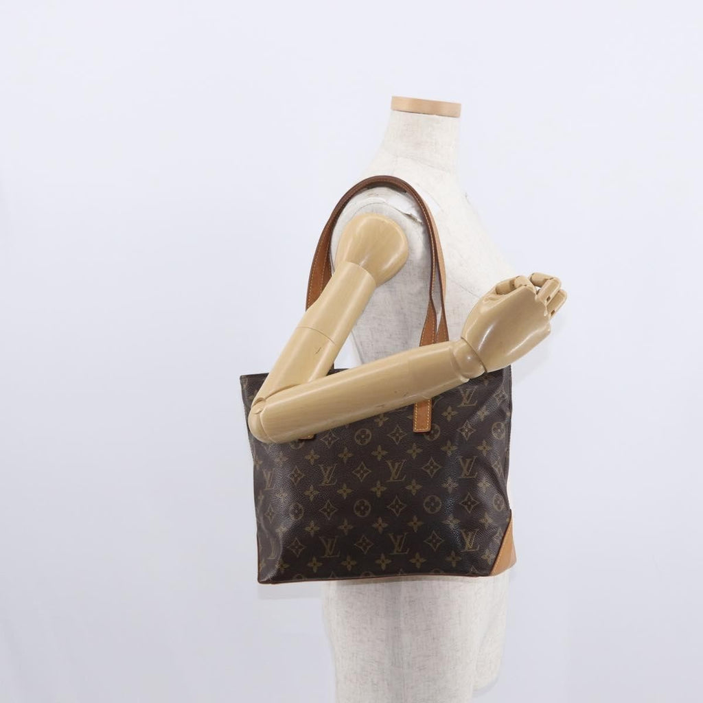 Louis Vuitton Cabas Mezzo Monogram Canvas Brown Canvas Tote Bag