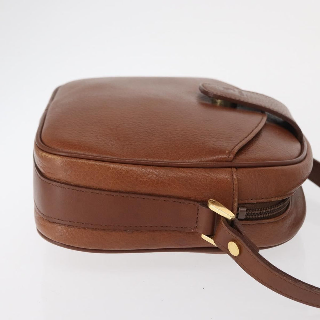 Burberry Vintage Shoulder Bag Leather Brown Leather Shoulder Bag