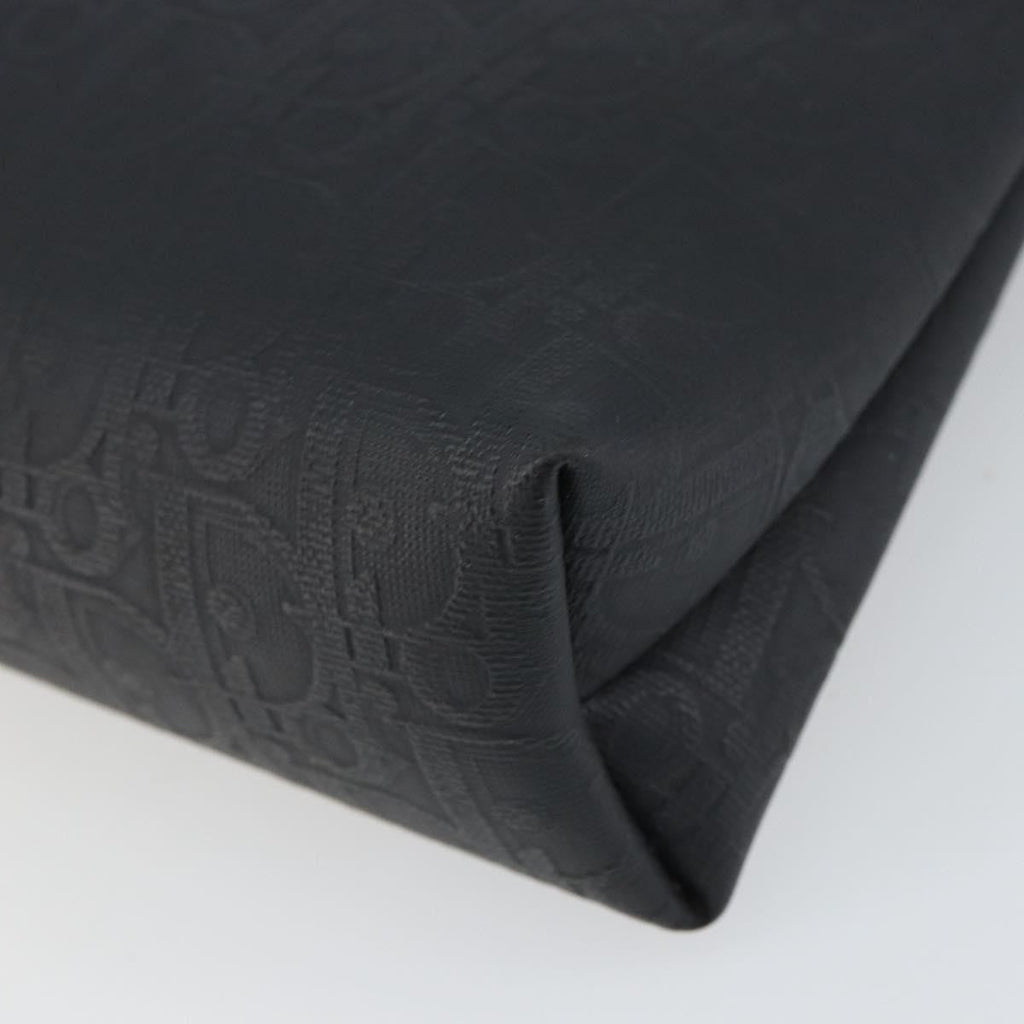 Christian Dior Trotter Pouch Canvas Black Canvas Clutche & Pouche Bag (Pre-Owned)