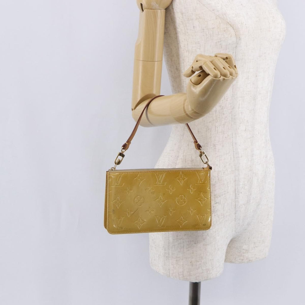 Louis Vuitton Lexington Pochette Monogram Vernis Beige Patent_Leather Clutche & Pouche Bag