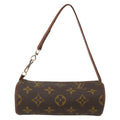 Louis Vuitton Papillon Pochette Monogram Canvas Brown Canvas Clutche & Pouche Bag