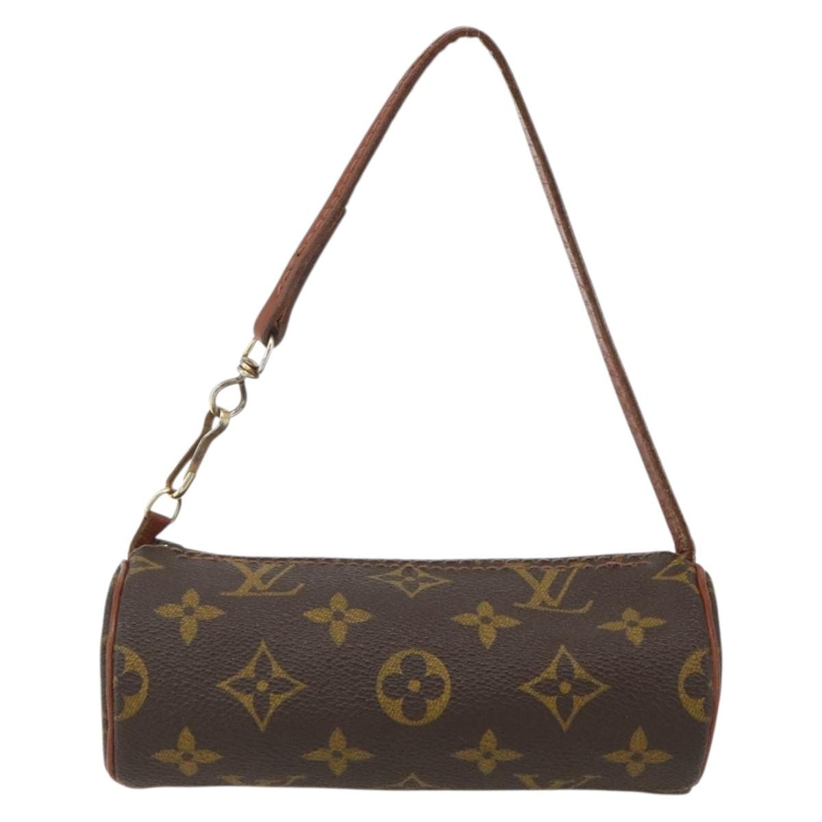 Louis Vuitton Papillon Pochette Monogram Canvas Brown Canvas Clutche & Pouche Bag