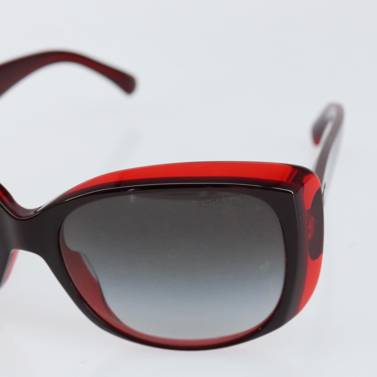 Chanel Logo Cc Sunglasses Plastic Red Plastic Sunglasse Accessory