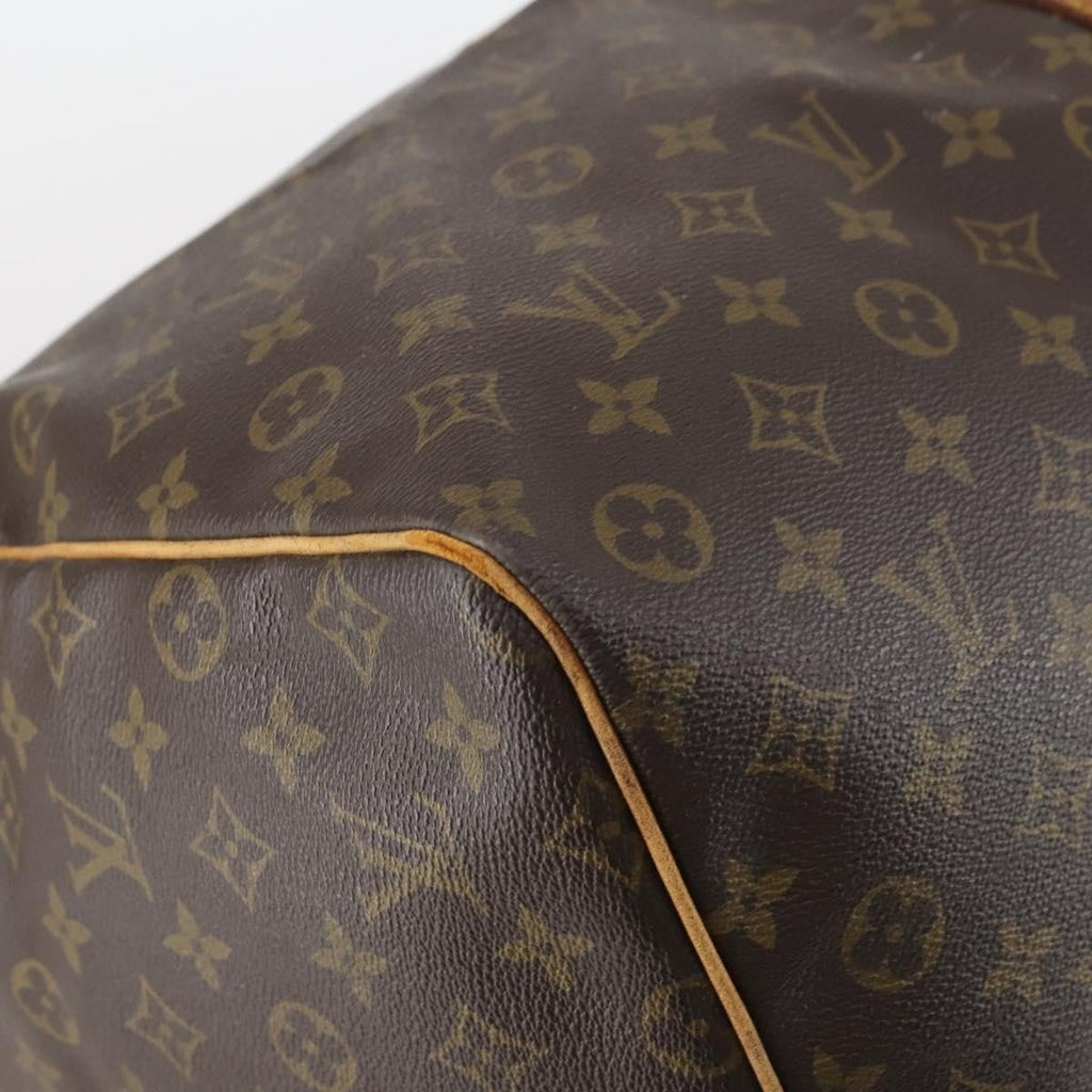 Louis Vuitton Keepall Bag Monogram Canvas Brown Canvas Travel Bag