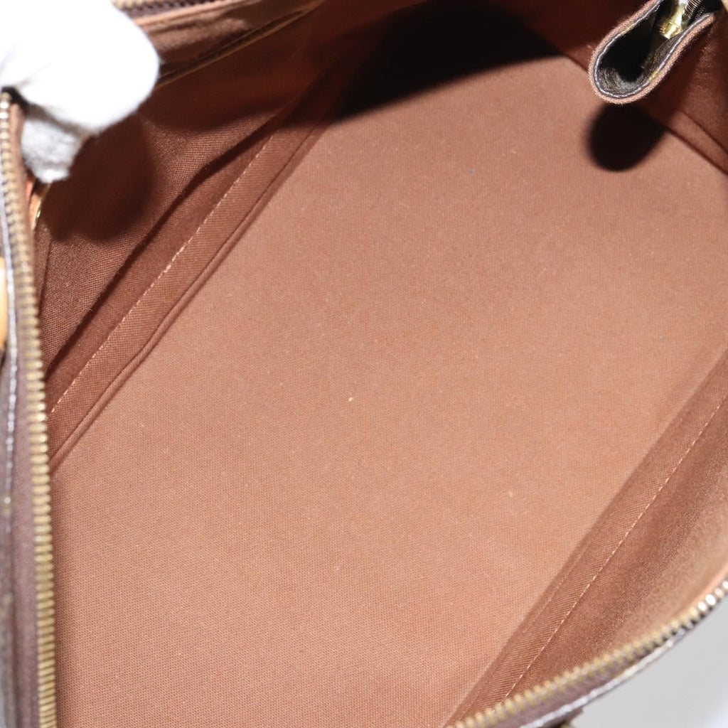 Louis Vuitton Alma Handbag Monogram Canvas Brown Canvas Handbag