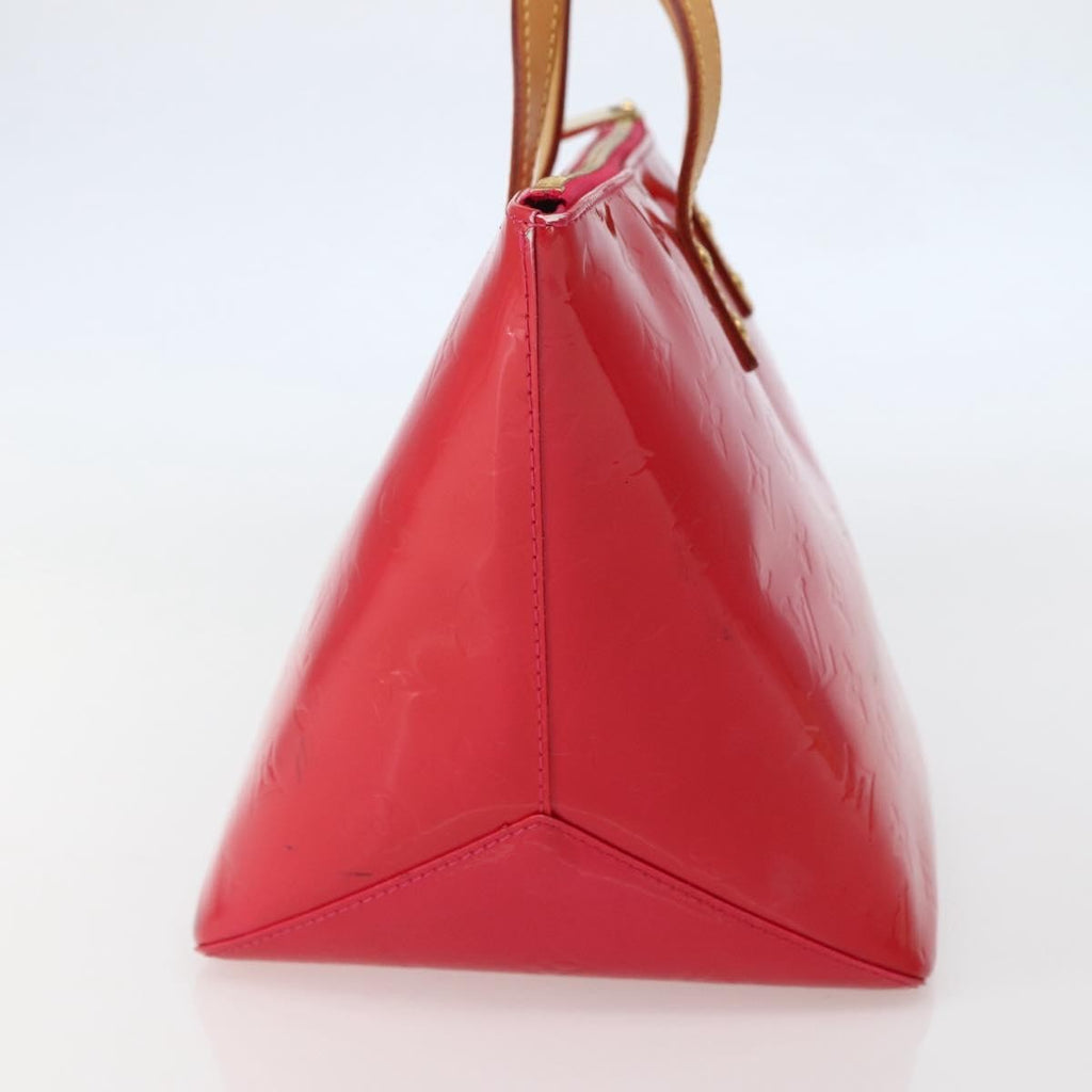Louis Vuitton Bellevue Handbag Monogram Vernis Pink Patent_Leather Tote Bag