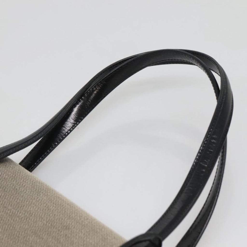 Gucci Lady Lock Handbag Canvas Beige Canvas Handbag (Pre-Owned)