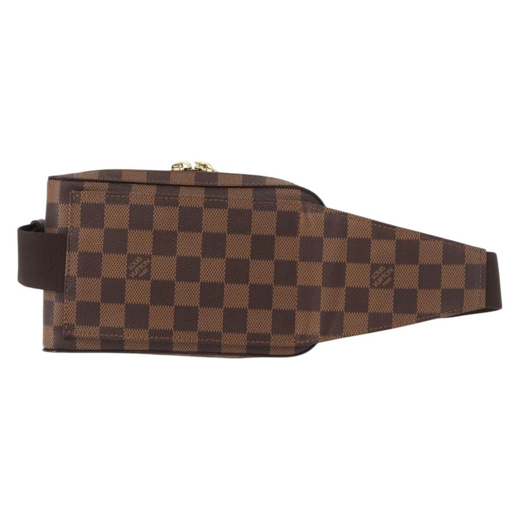Louis Vuitton Geronimos Waist Bag Damier Brown Canvas Shoulder Bag