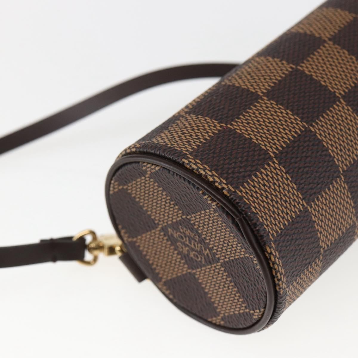 Louis Vuitton Papillon Pochette Damier Brown Canvas Clutche & Pouche Bag