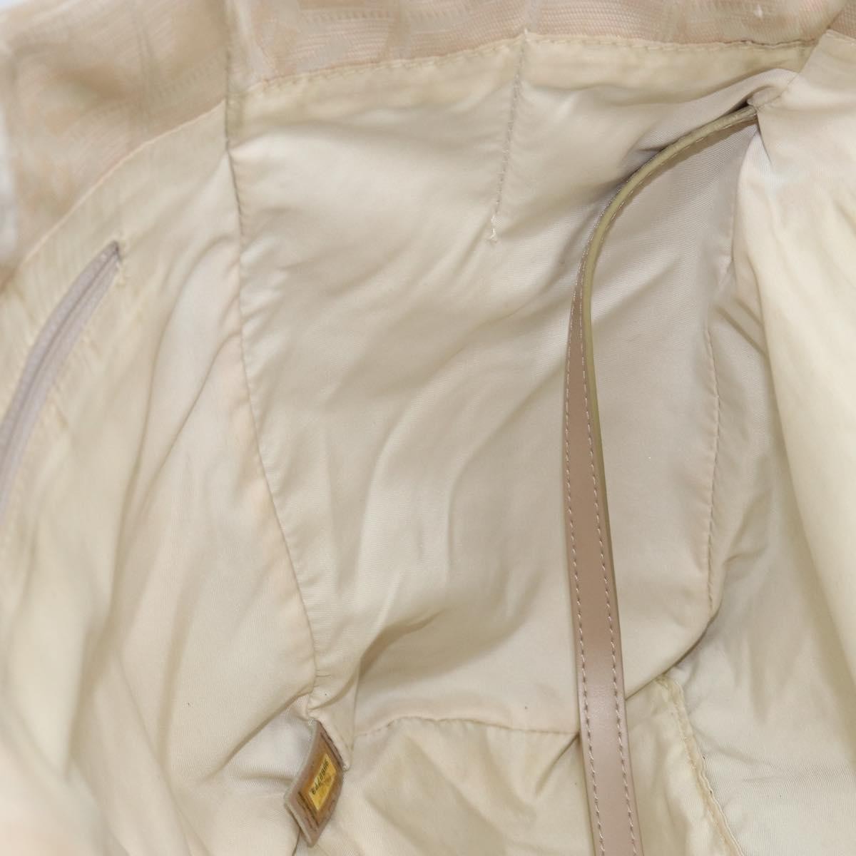 Chanel Travel Line Tote Nylon Beige Nylon Tote Bag Bag