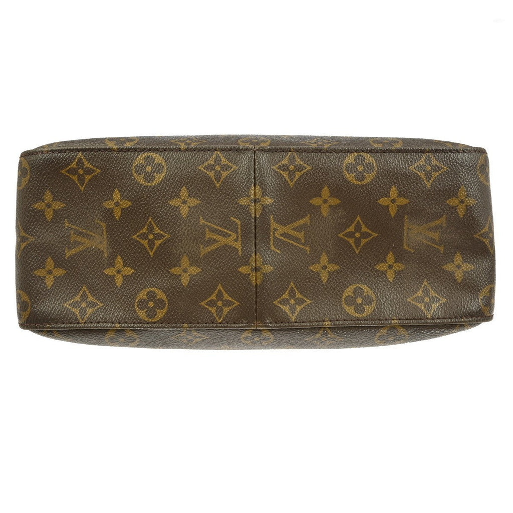 Louis Vuitton Monogram Looping Handbag Monogram Canvas Brown Canvas Shoulder Bag