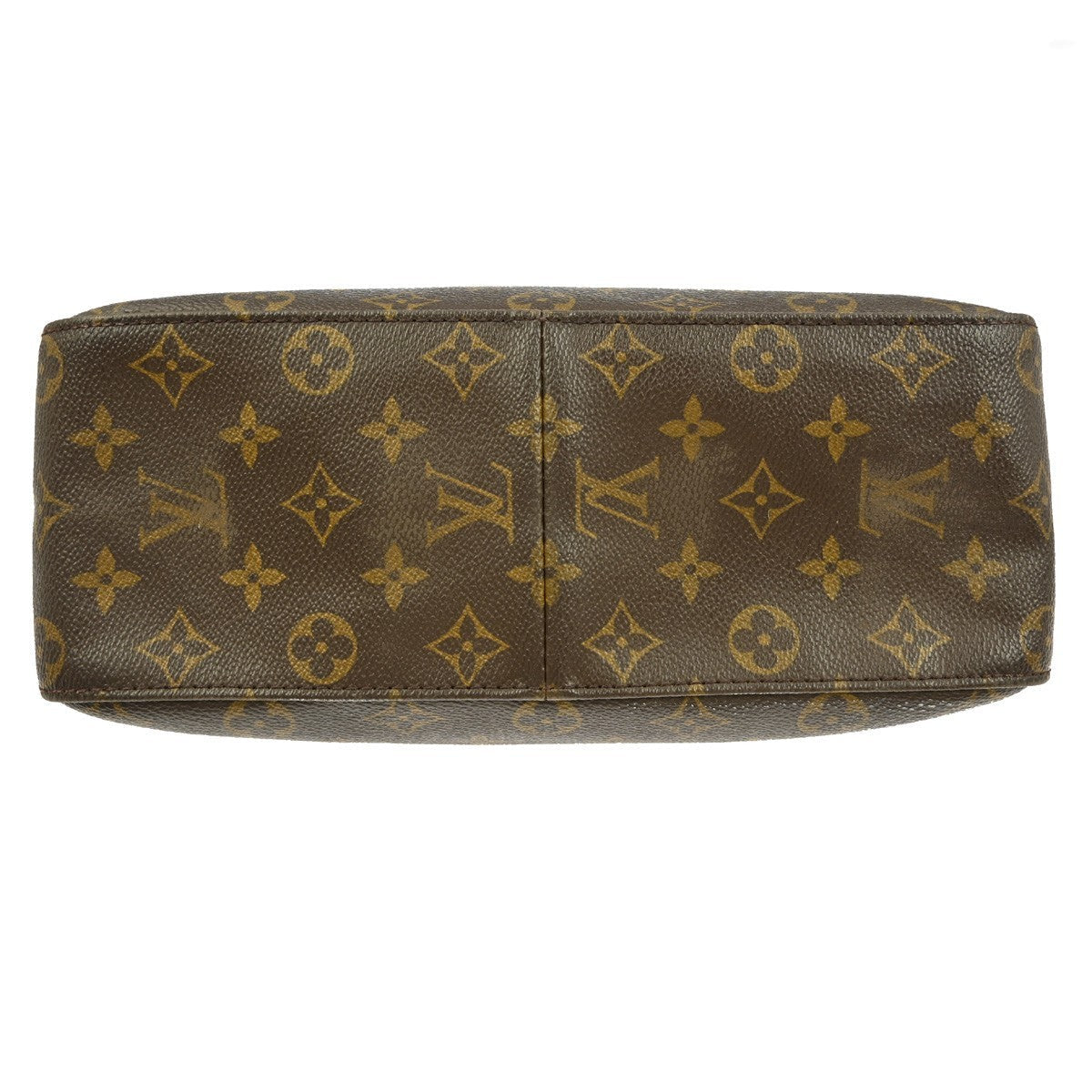 Louis Vuitton Monogram Looping Handbag Monogram Canvas Brown Canvas Shoulder Bag