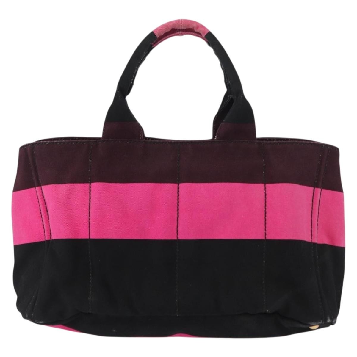 Prada Canapa Tote Canvas Pink Canvas Tote Bag Bag