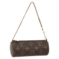 Louis Vuitton Papillon Pochette Monogram Canvas Brown Canvas Clutche & Pouche Bag