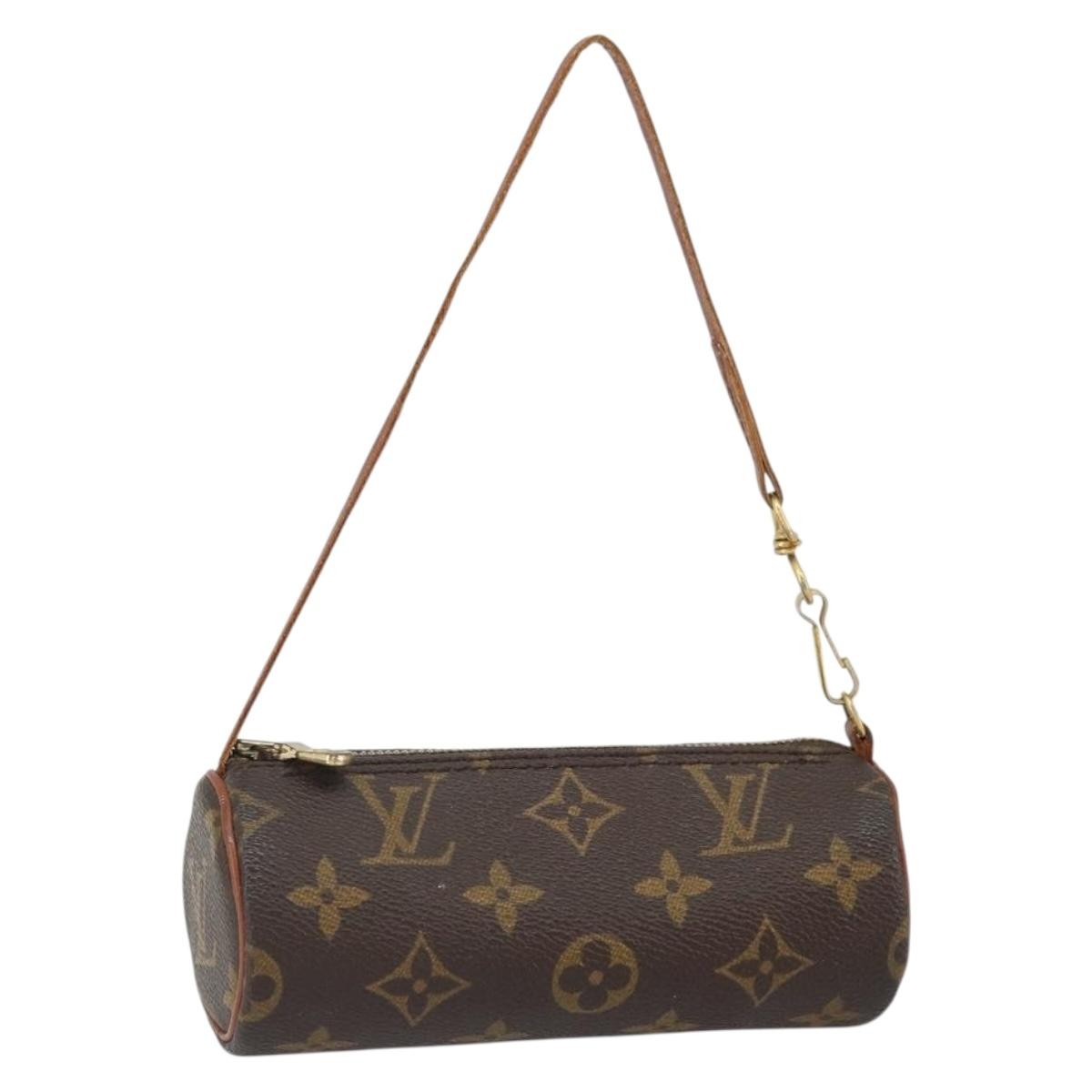 Louis Vuitton Papillon Pochette Monogram Canvas Brown Canvas Clutche & Pouche Bag