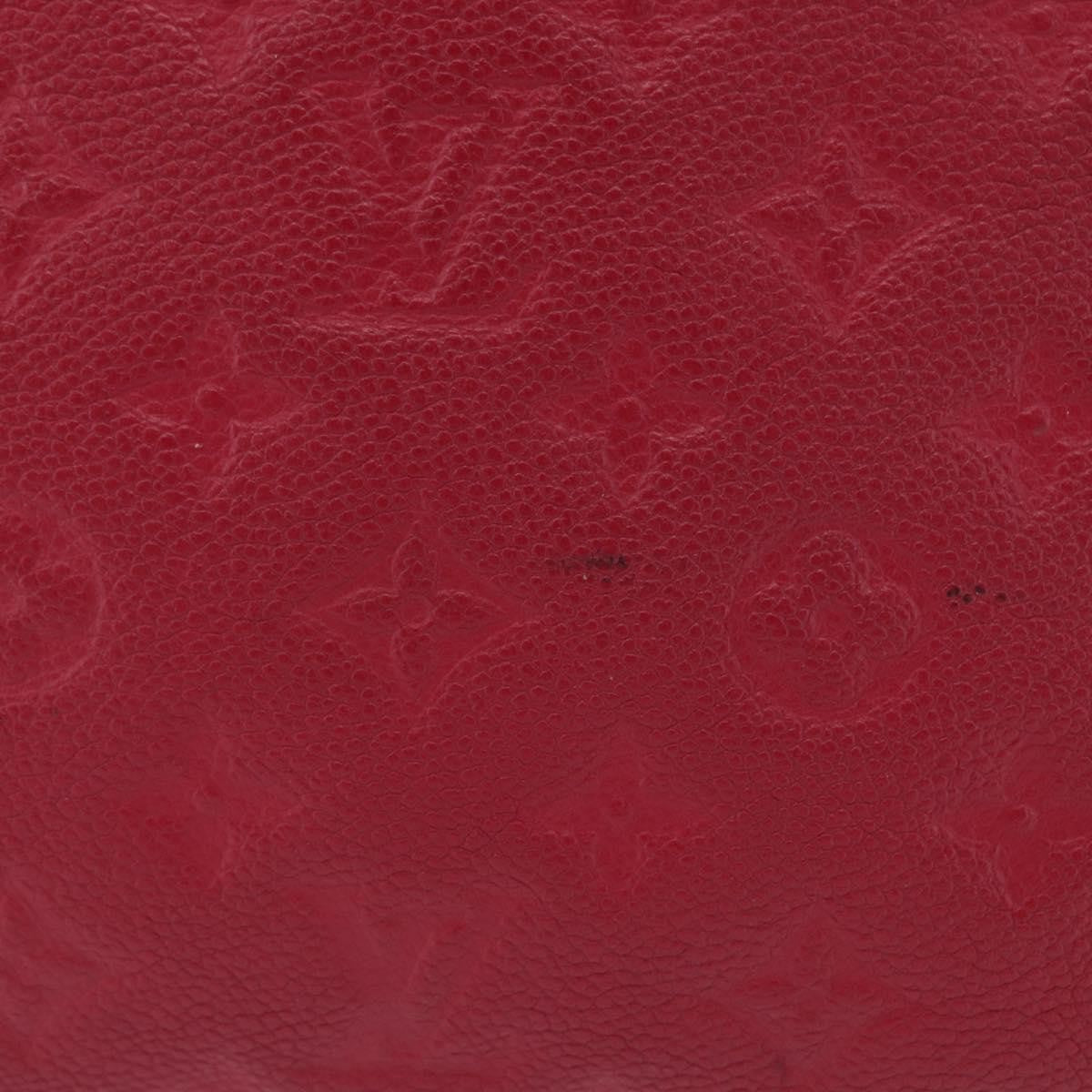 Louis Vuitton Twice Handbag Monogram Empreinte Leather Burgundy Leather Shoulder Bag