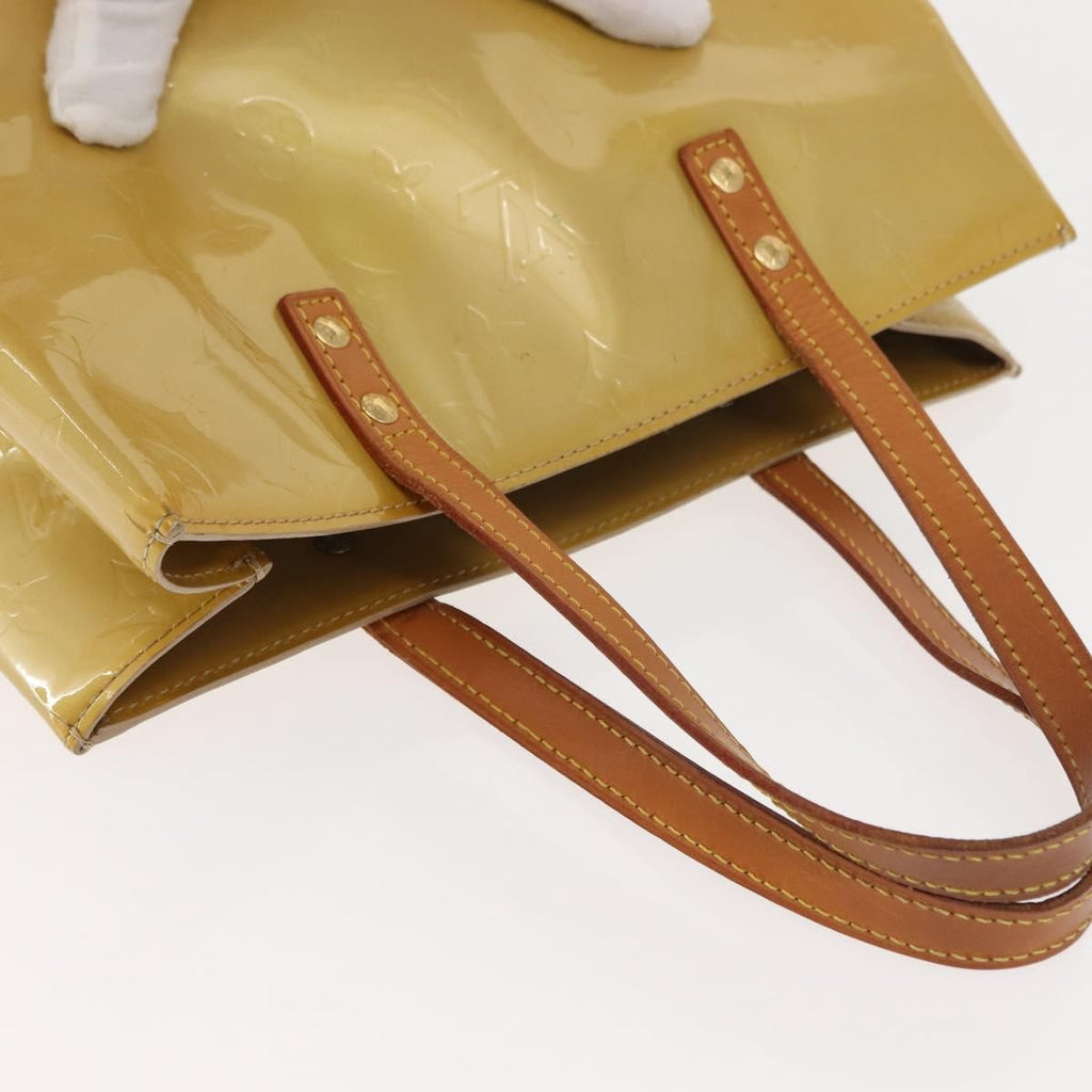 Louis Vuitton Reade Handbag Monogram Vernis Beige Patent_Leather Handbag