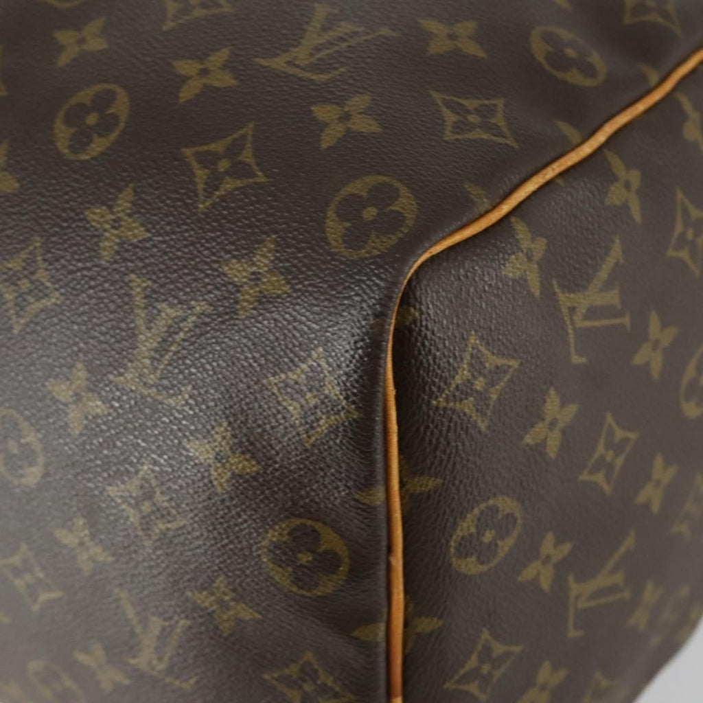 Louis Vuitton Keepall Bag Monogram Canvas Brown Canvas Travel Bag