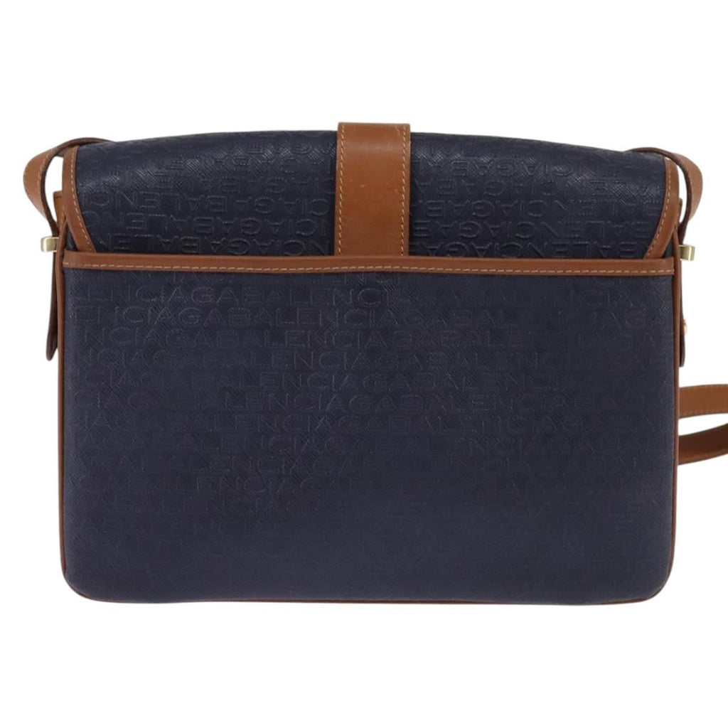 Balenciaga Shoulder Bag Pvc Navy Pvc Shoulder Bag