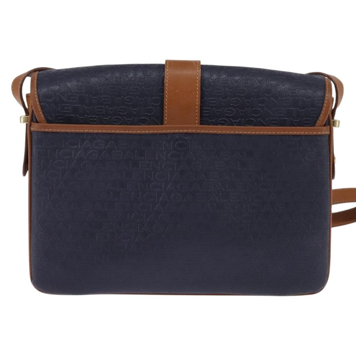 Balenciaga Shoulder Bag Pvc Navy Pvc Shoulder Bag