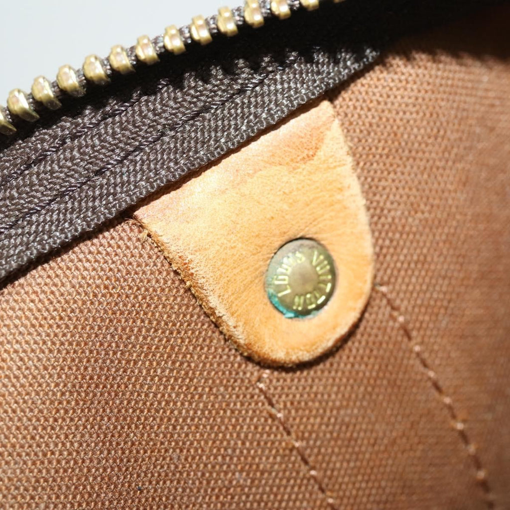 Louis Vuitton Keepall Bag Monogram Canvas Brown Canvas Travel Bag