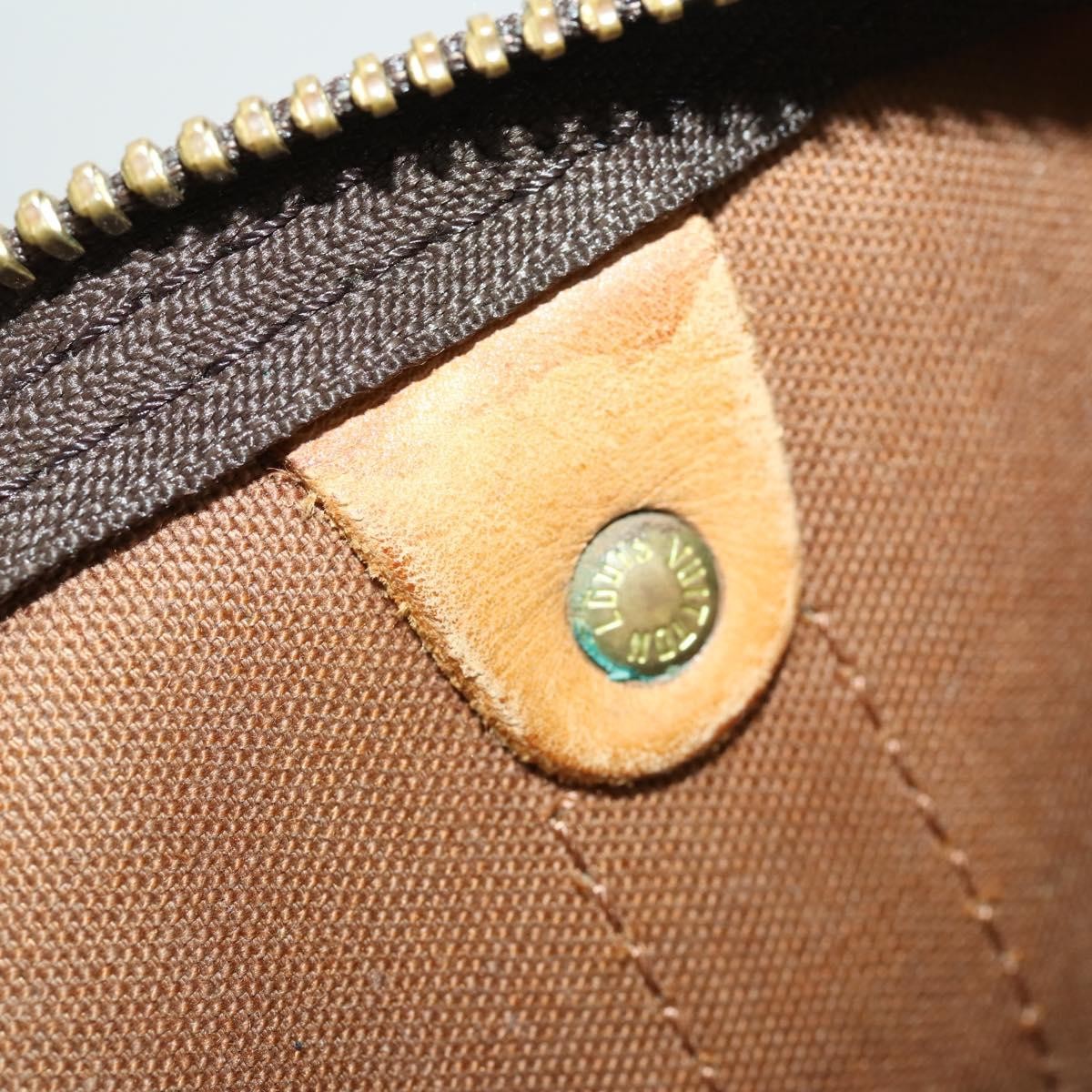 Louis Vuitton Keepall Bag Monogram Canvas Brown Canvas Travel Bag