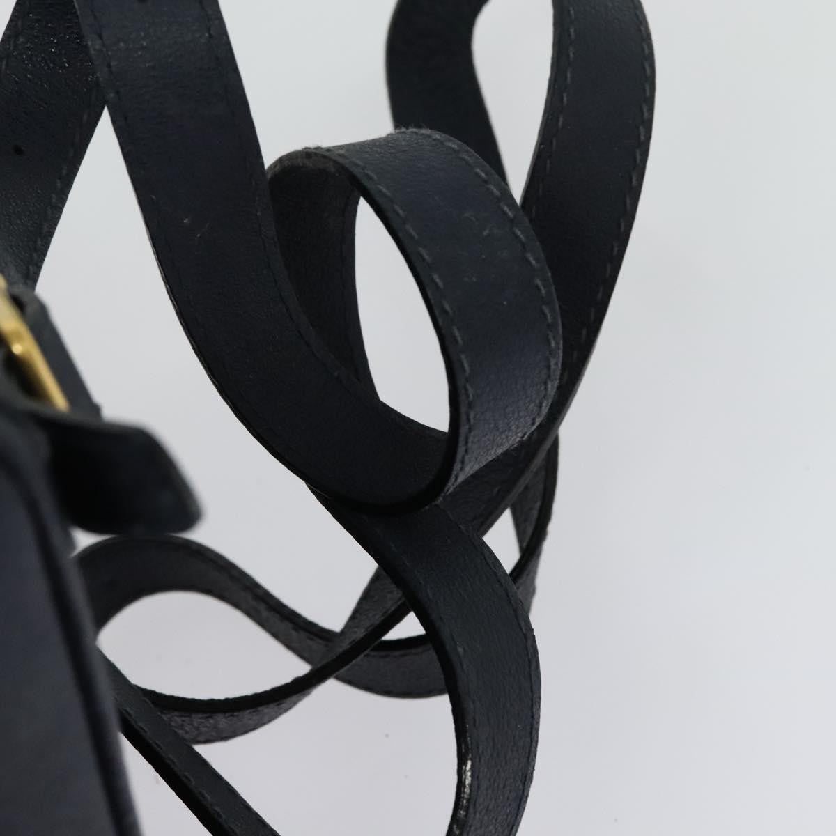 Gucci Gucci Bamboo Backpack Daim Navy Suede Backpack Bag (Pre-Owned)