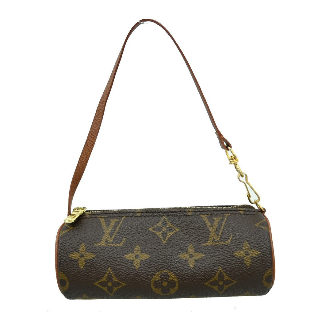 Louis Vuitton Papillon Pochette Monogram Canvas Brown Canvas Clutche & Pouche Bag