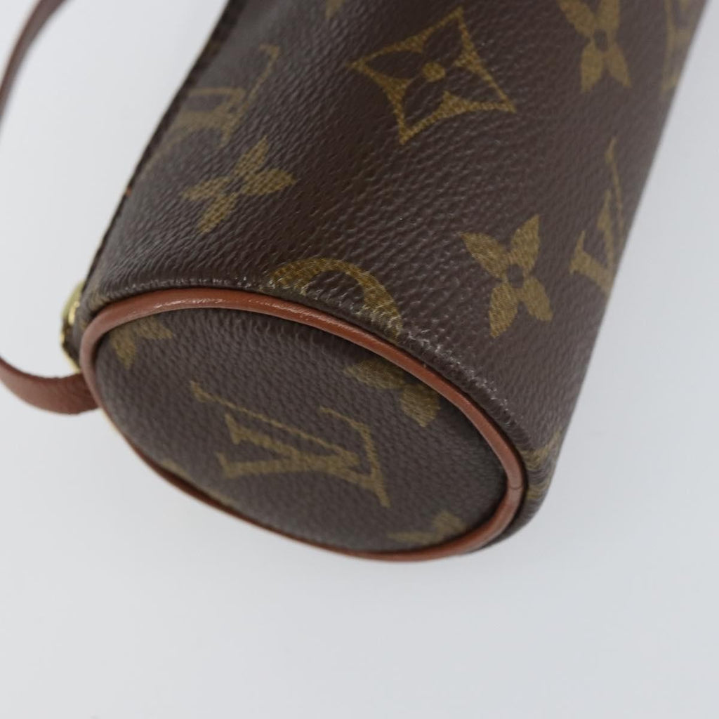 Louis Vuitton Papillon Pochette Monogram Canvas Brown Canvas Clutche & Pouche Bag