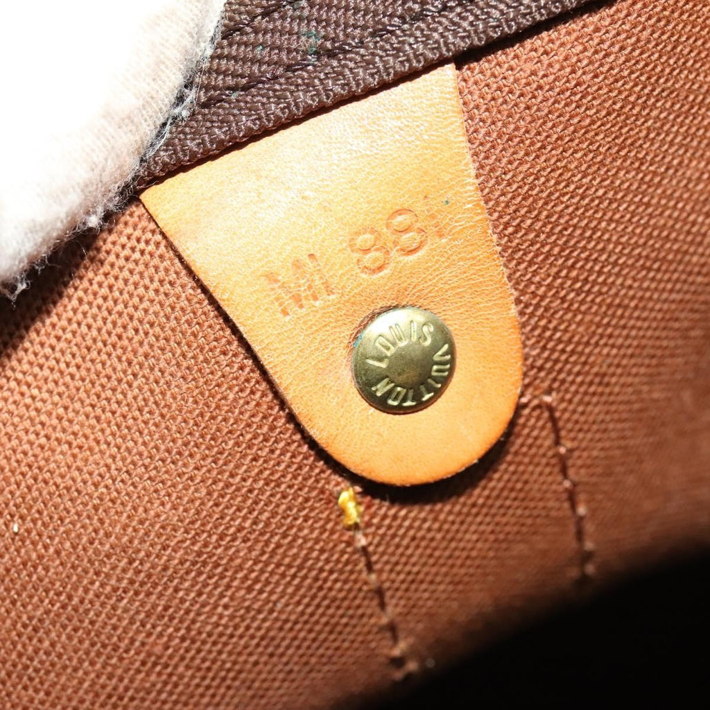 Louis Vuitton Keepall Bag Monogram Canvas Brown Canvas Travel Bag