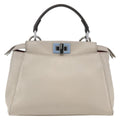 Fendi Peekaboo Bag Leather Beige Leather Handbag
