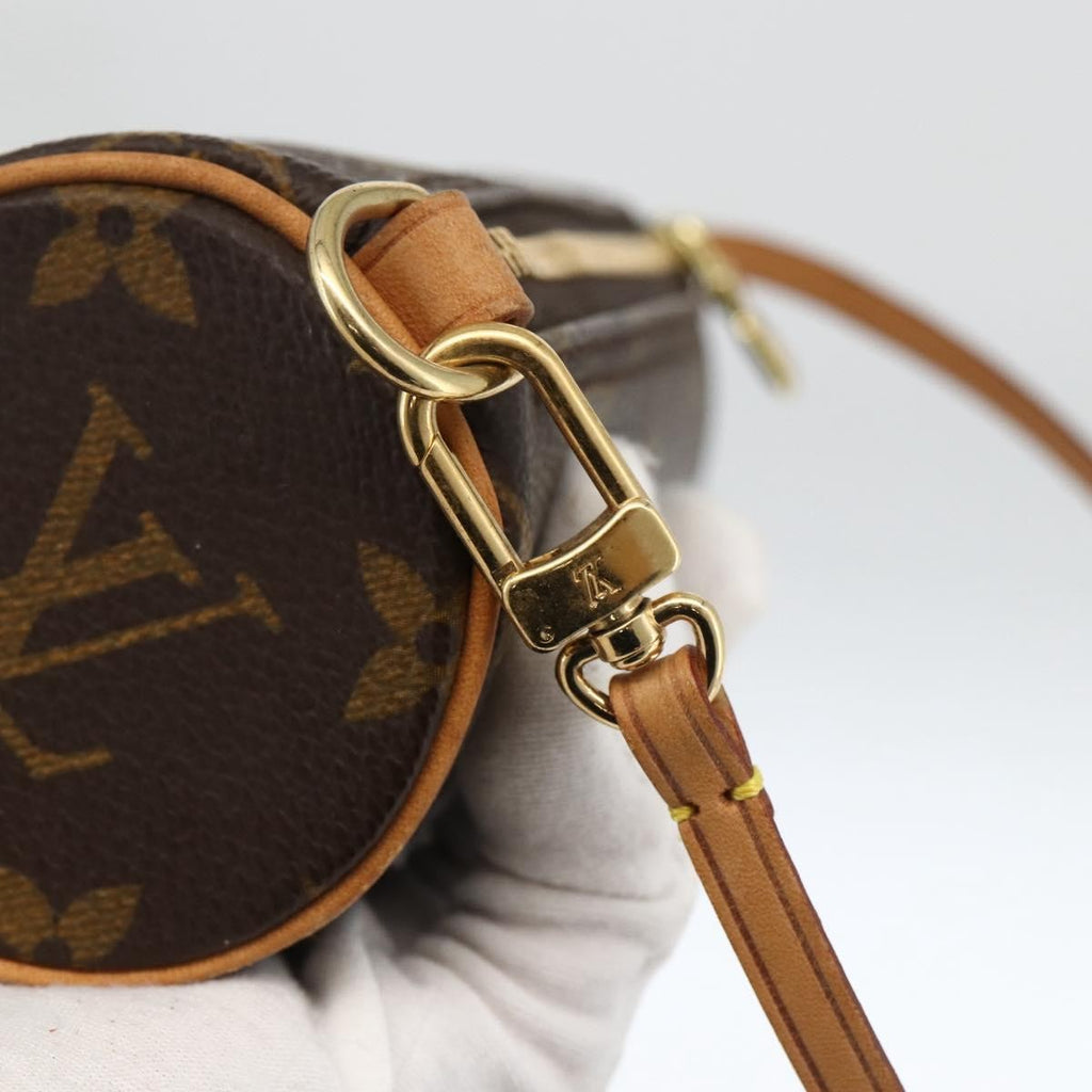 Louis Vuitton Papillon Pochette Monogram Canvas Brown Canvas Clutche & Pouche Bag