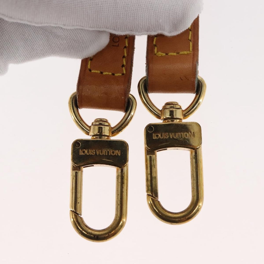 Louis Vuitton Bandouliere Leather Beige Leather Straps Accessory