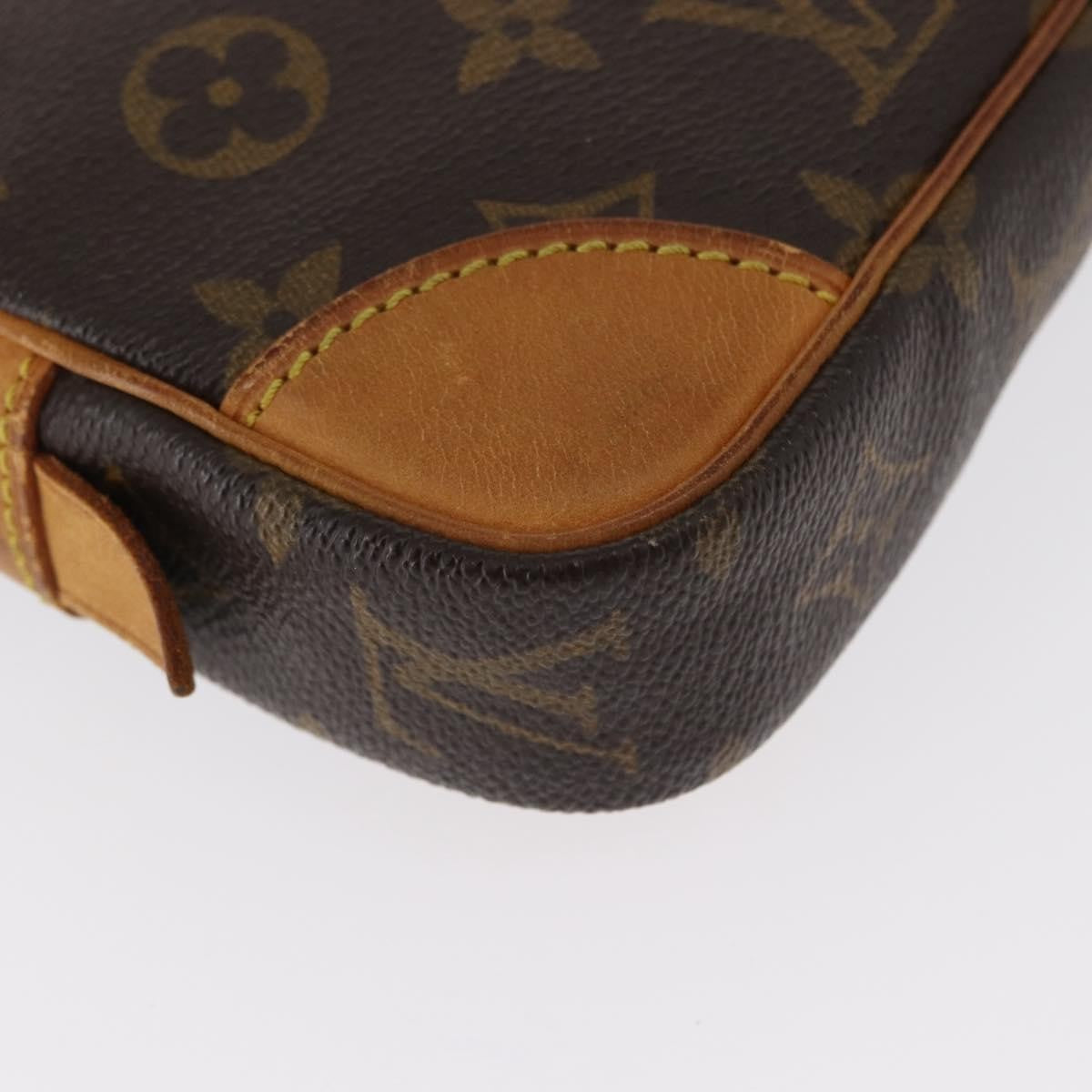 Louis Vuitton Marly Dragonne Clutch Monogram Canvas Brown Canvas Clutche & Pouche Bag