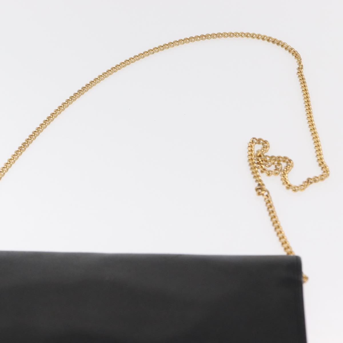 Christian Dior Vintage Shoulder Bag Leather Black Leather Shoulder Bag Bag (Pre-Owned)