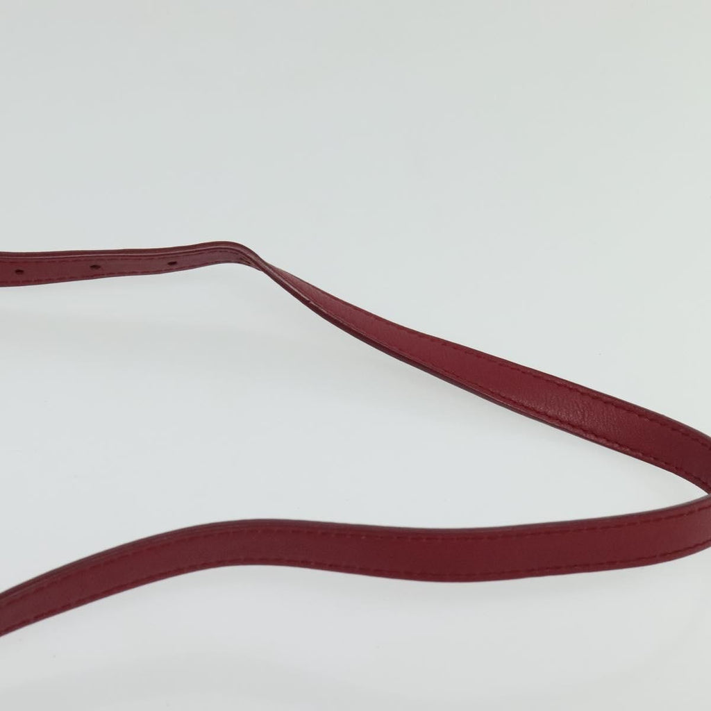 Balenciaga Triangle Duffle Bag Leather Red Leather Hand